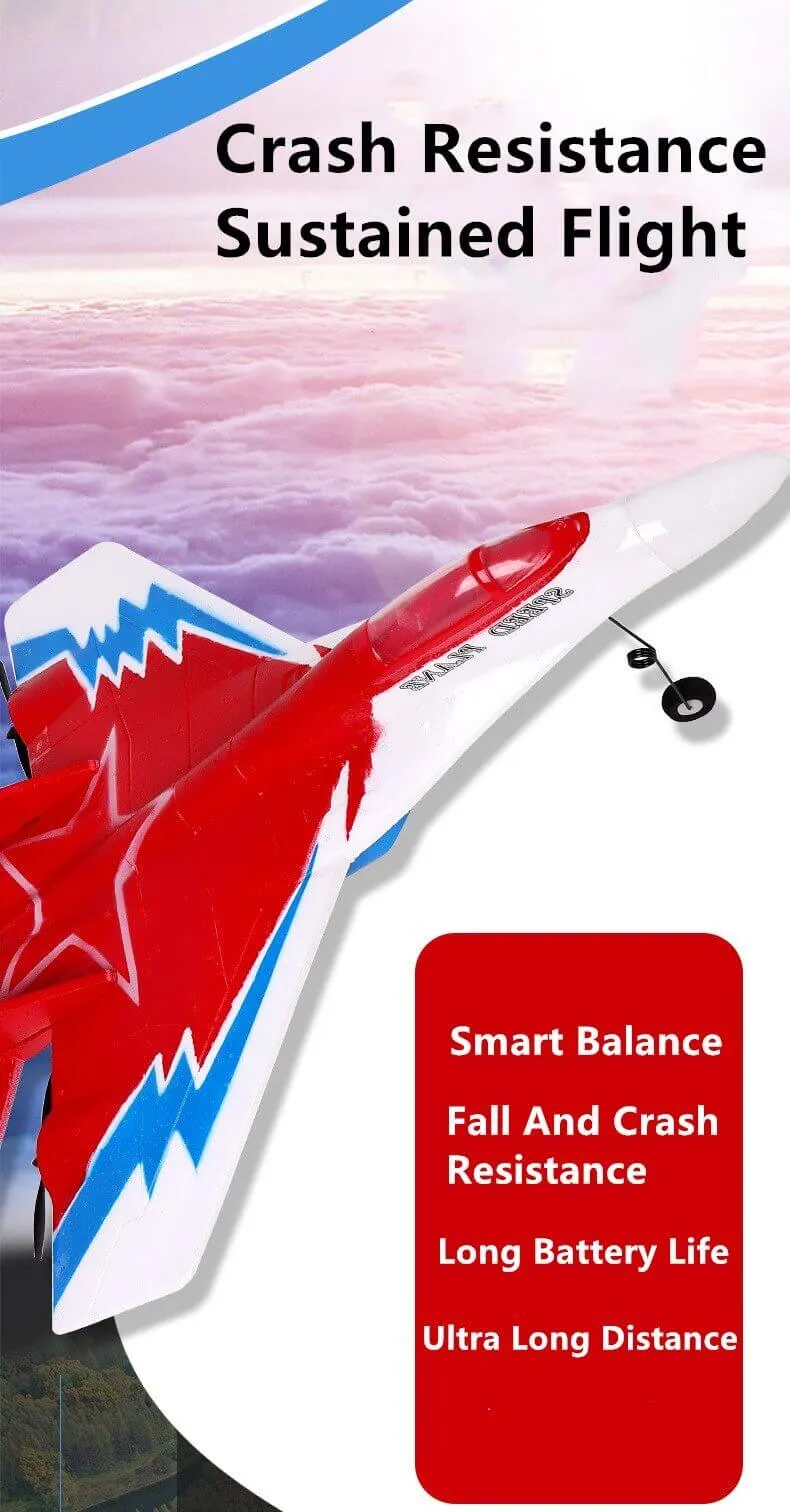 MIG740 2.4G Remote Control 60cm EPP RC Plane | 500M Range & Anti-Collision