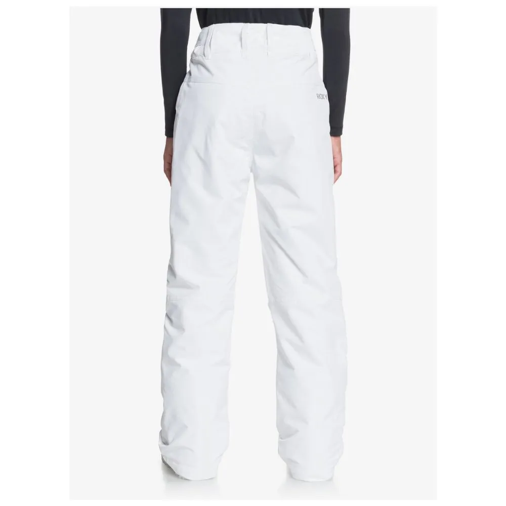 Roxy Backyard Girls Ski Pants - White